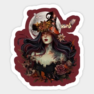 Dark Cottagecore Whimsigoth Witch Sticker